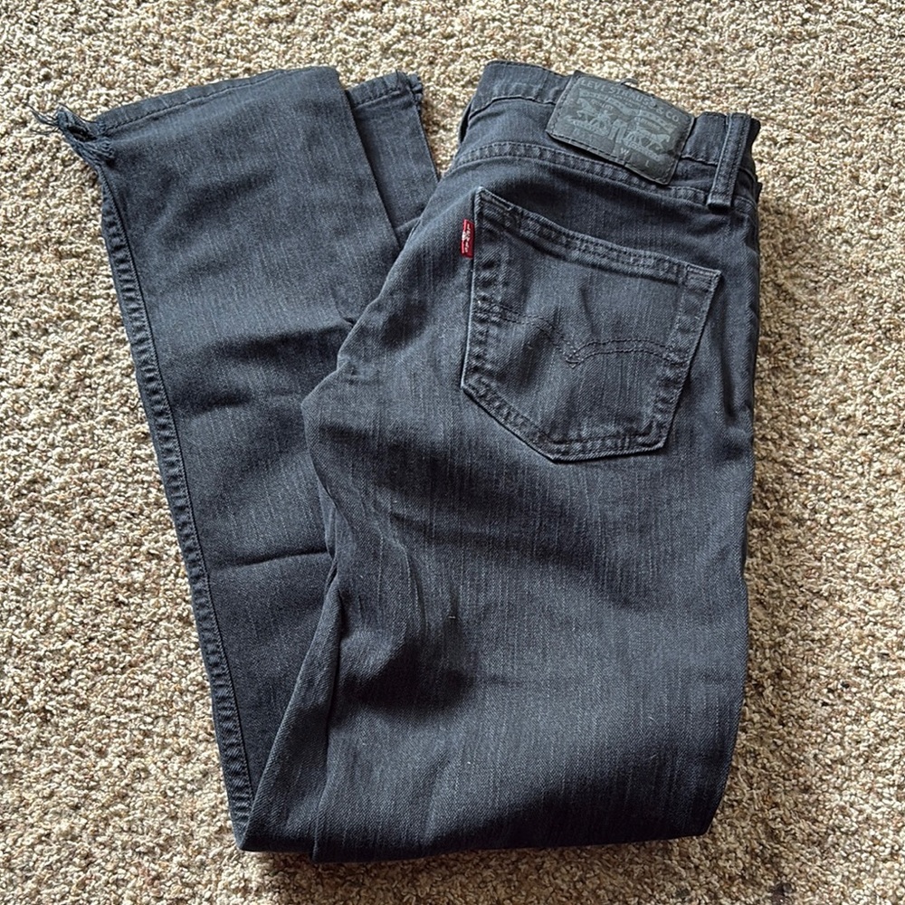 Levi's Charcoal Denim Pants